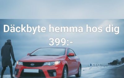 Däckbyte hemma hos dig!