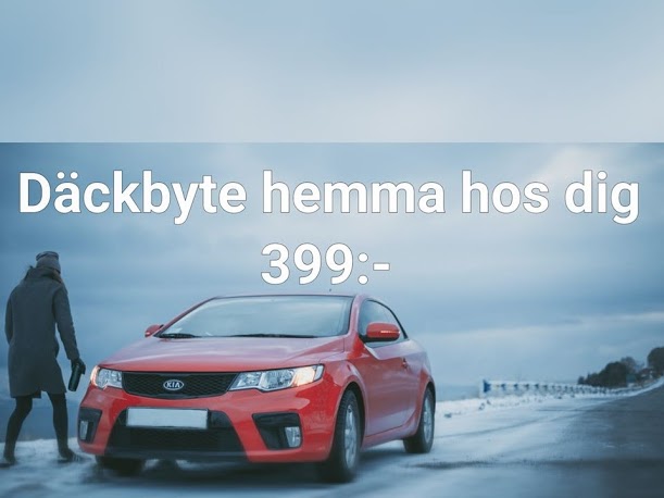 Däckbyte hemma hos dig!